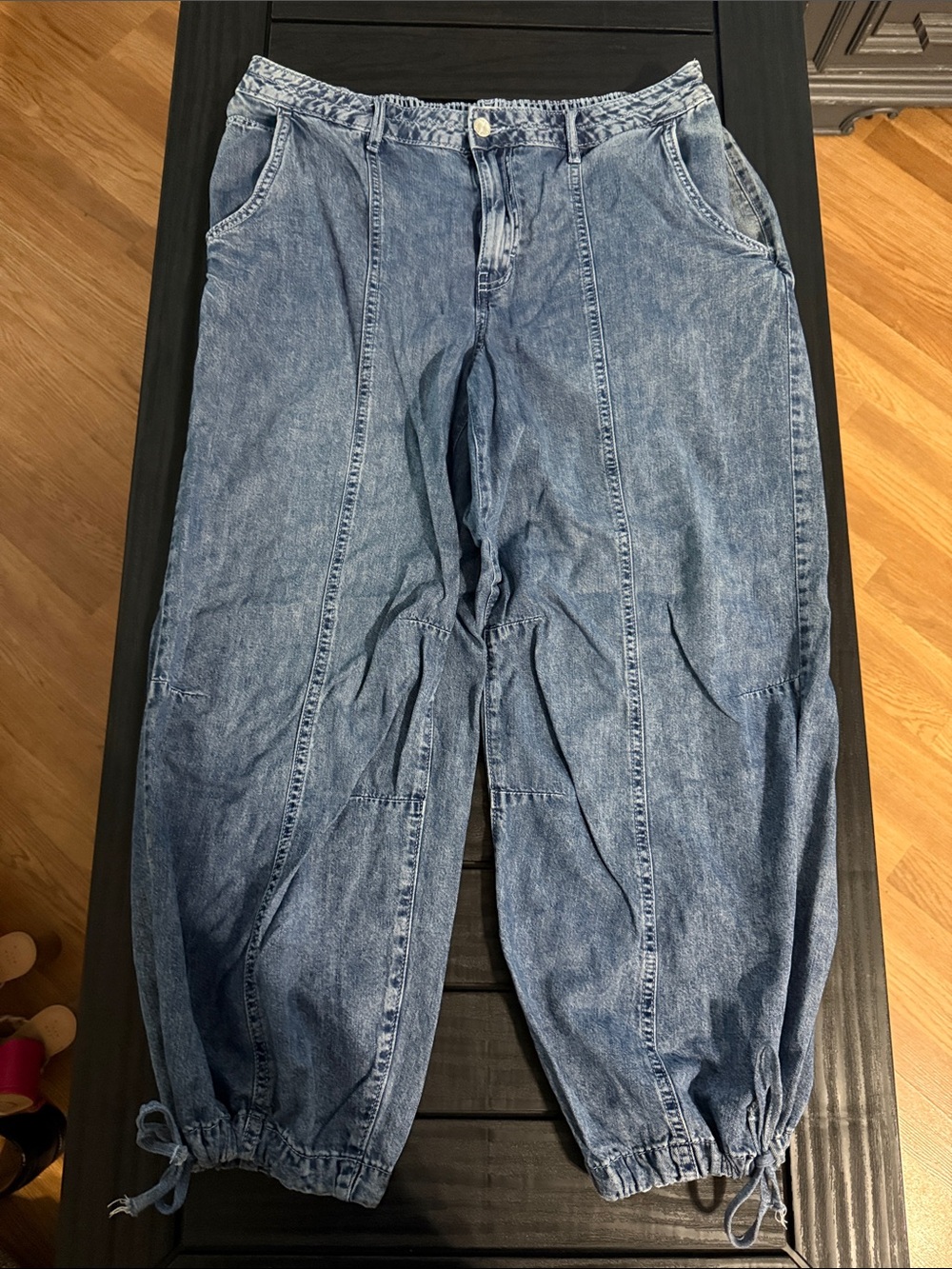 Maurices Men's Light Blue Relaxed Denim Jogger Pants